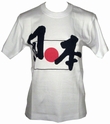 JAPAN SHIRT  WEISS ZEICHEN