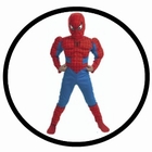2 x SPIDERMAN KINDER KOST�M DELUXE - MUSKELANZUG
