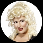 Viktorianische Per�cke - Locken Blond