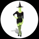 Morphsuit - Hexe gr�n - Ganzk�rperanzug