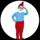 Papa Schlumpf Kost�m - Kinder