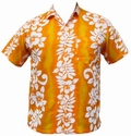 HAWAII HEMD - CLASSIC FLOWER - GELB