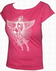 TOXICO SHIRT - PIN UP ANGEL PINK - GIRLS