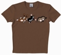 1 x LOGOSHIRT - DER KLEINE MAULWURF AUF DER FLUCHT SHIRT