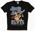 LOGOSHIRT - ELVIS SHIRT  - BLUE HAWAII  - DARK BROWN