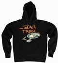 STAR TREK KAPUZENPULLOVER HOODY - STARSHIP - SCHWARZ - Hoody - Logoshirt