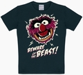 KIDS SHIRT - MUPPETS - BEWARE OF THE BEAST SCHWARZ - Shirts - Logoshirt - Kids