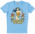 LOGOSHIRT - WONDER WOMAN SHIRT - DC COMICS - HELLBLAU - Shirts - Logoshirt - Men