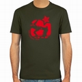 1 x ERIC CANTONA FIGHT CLUB FUSSBALL SHIRT - OLIV