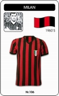 AC MAILAND - AC MILAN - TRIKOT - Shirts - Trikots - 60er Jahre