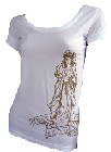 2 x GIRL SHIRT - MADONNA WEISS