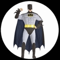 BATMAN RETRO KOST�M DELUXE - 60ER JAHRE - ANIMATED SERIES