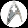 1 x STAR TREK STERNENFLOTTENABZEICHEN MEDIZIN
