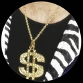 DOLLARKETTE - DOLLARZEICHEN AN KETTE - Kostueme - Accessoires