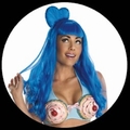 KATY PERRY PERÜCKE - CALIFORNIA GURL BLAU - Kostueme - Accessoires - Peruecken