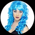 SEXY SIRENEN PERÜCKE BLAU - Kostueme - Accessoires - Peruecken