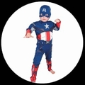 CAPTAIN AMERICA KINDER KOST�M