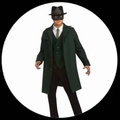 GREEN HORNET KOST�M DELUXE - GR�NE HORNISSE