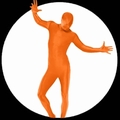 1 x K�RPERANZUG - BODYSUIT - ORANGE