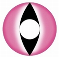 1 x TERROR EYES PINK CAT EYES
