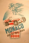 MONACO GRAND PRIX 1950 - Plakate - Classic - Rennautos