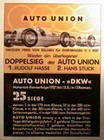 AUDI AUTO UNION GP VON BELGIEN 1937. POSTER - Plakate - Classic - Rennautos