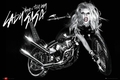 LADY GAGA POSTER ALBUM COVER MOTORBIKE - Musikposter