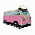 2 x VW BUS T1 KULTURBEUTEL - ROSA - VOLKSWAGEN