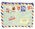 3 x AIRMAIL ZIPPER TASCHE