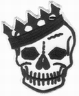 1 x VOODOO RHYTHM SKULL CROWN PATCH